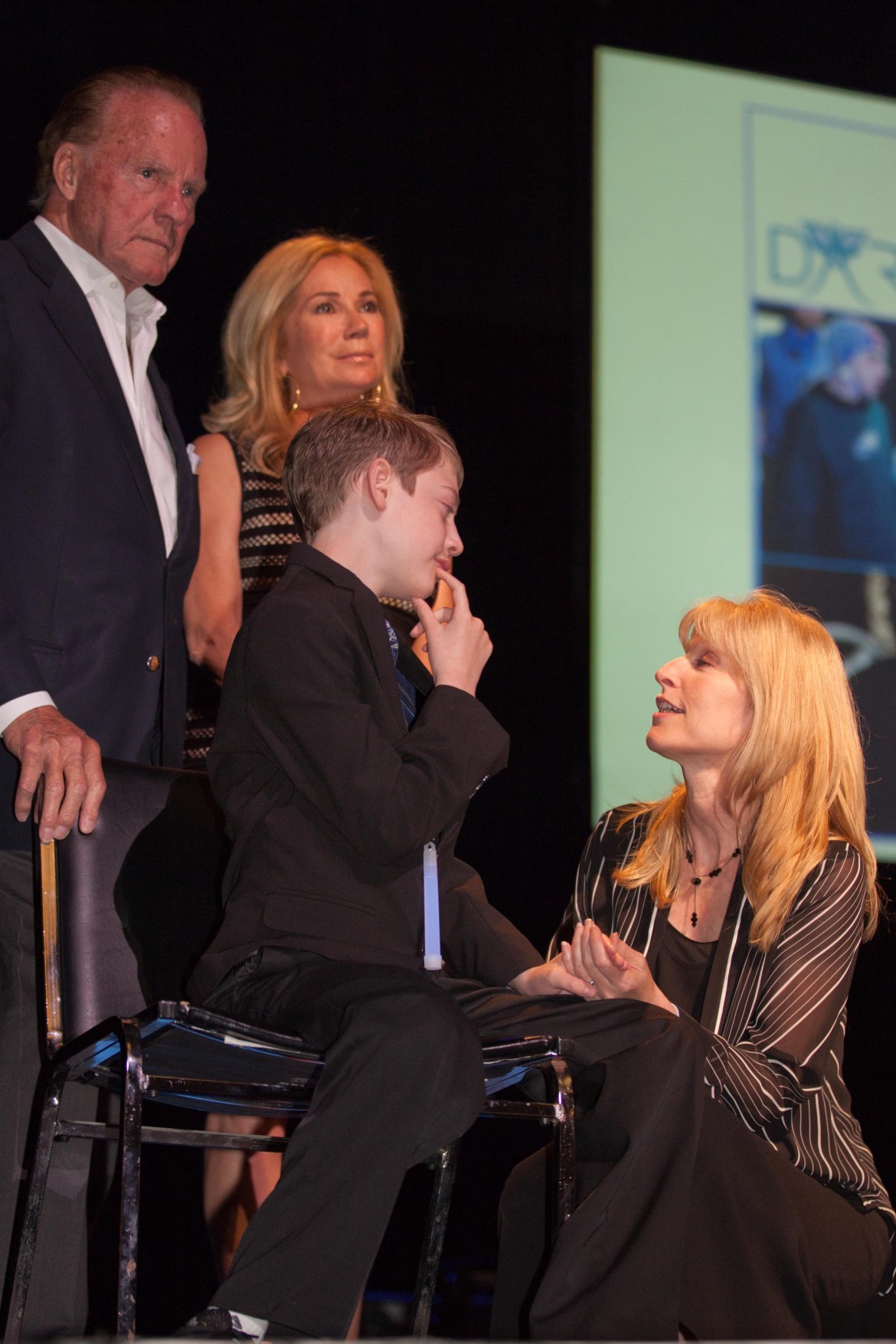 IMG_9378 DIllon and Darlee Papier with Frank and Kathie Lee Gifford- photo credit Cara GIlbride