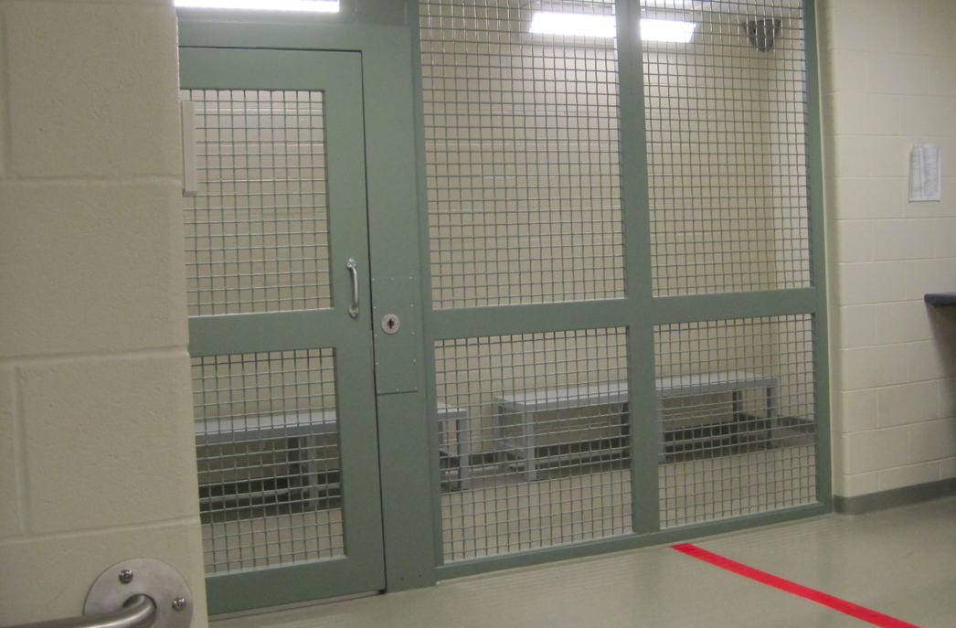 police cell block