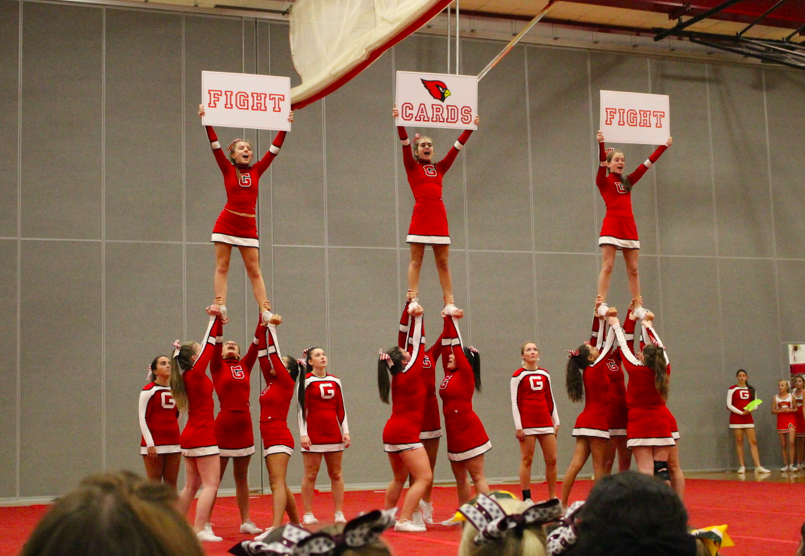 GHS cheerleaders