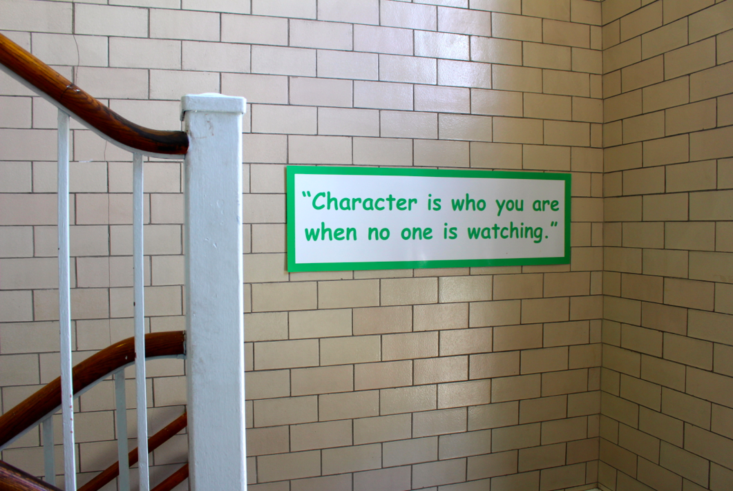 character is...