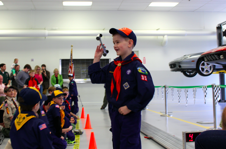 happy boy in troop 35