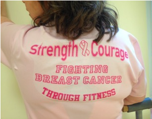 "Strength & Courage" Fighting Breast Cancer with Exercise. Credit: Wendy Lee Fitness