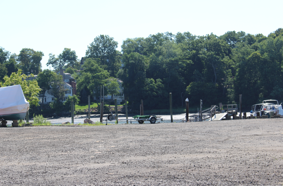     The site of the new RowAmerica rowing club on Wednesday July 22. Credit: Leslie Yager