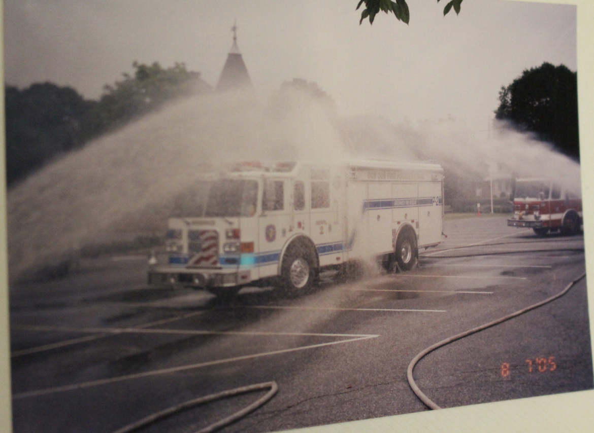 Christening of the then new Patrol 2 in a "wet down" in 2005. 