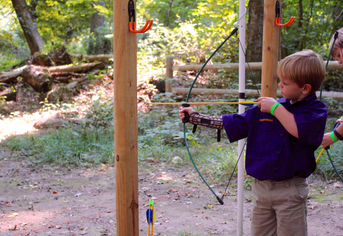 archery range at Camp Seton