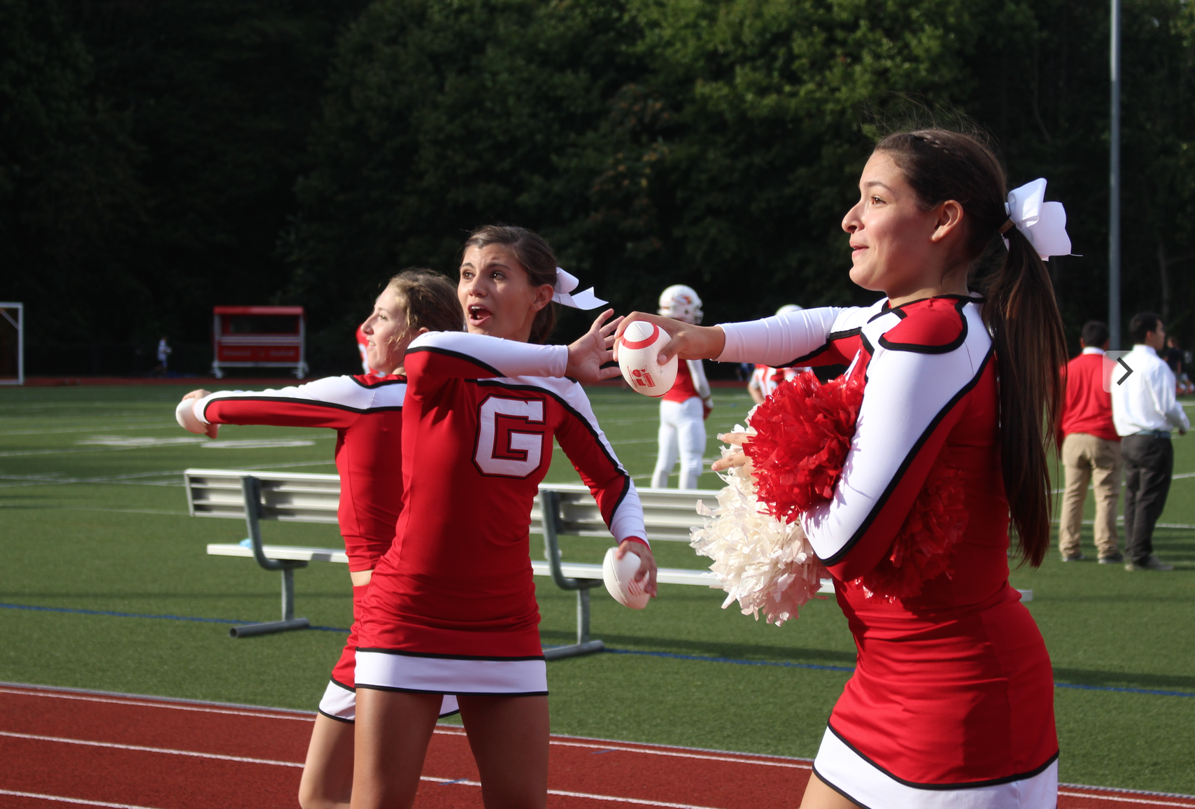 GHS varsity cheerleaders