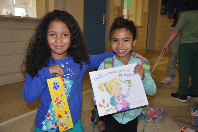 Greenwich Alliance for Education book giveaway at Boys and Girls Club, Oct. 21, 2015