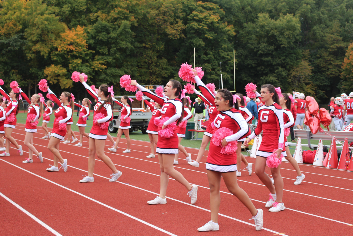 Greenwich High School homecoming football game in Cardinal Stadium, Oct. 24, 2015. Credit: Leslie Yager