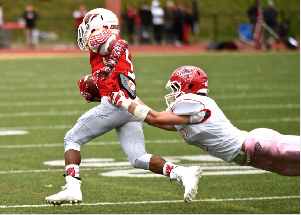New Canaan vs. Greenwich on Oct. 24, 2015, at Greenwich High School. Chris Cody photo