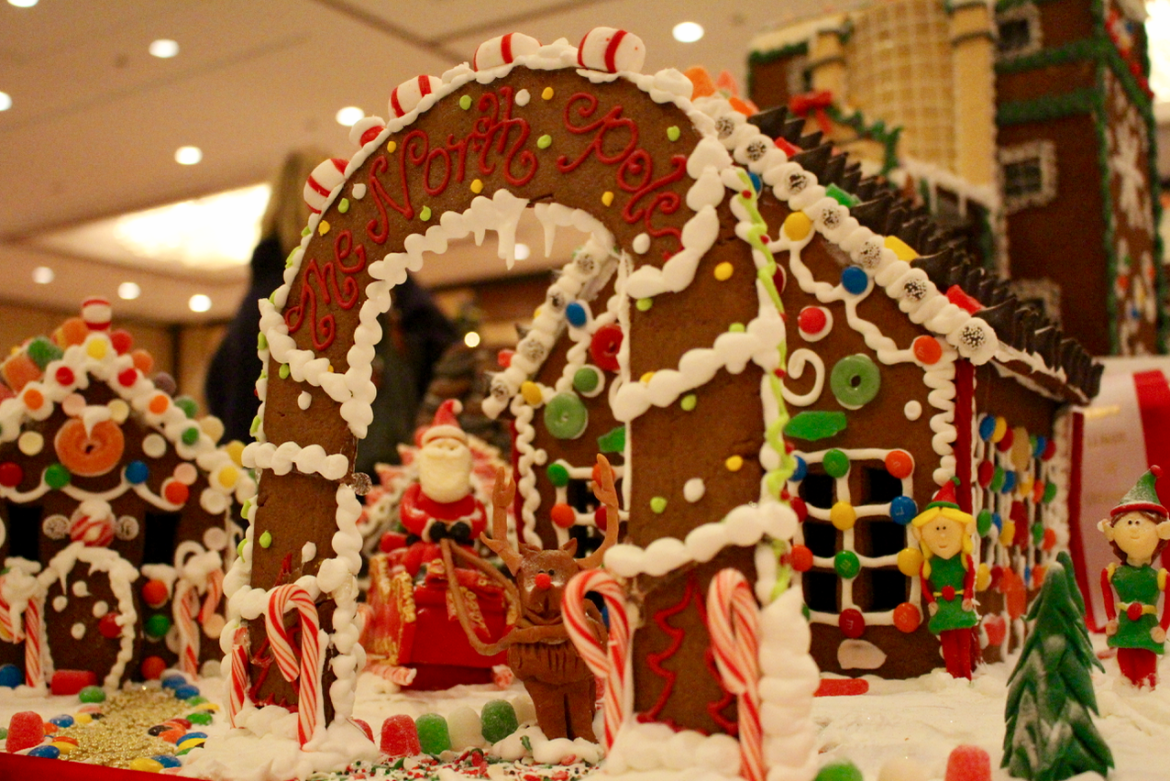  Gingerbread houses at the Friday Sneak peak at the Enchanted Forest, Nov. 20-22, 2015. Credit: Leslie Yager