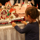 Children of all ages enjoyed the gingerbread houses at the Enchanted Forest 2015. Credit: Leslie Yager