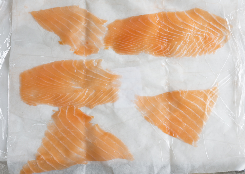 Hand-Sliced Smoked Salmon from Mt. Kisco Smokehouse. Credit: Karen Sheer