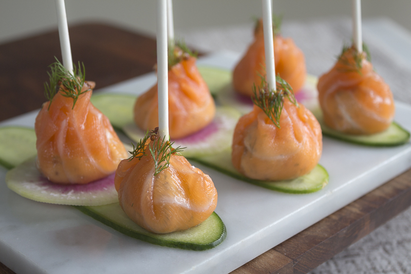 Smoked Salmon Lollipops A New Year S Appetizer Greenwich Free Press,Coconut Rice With Salmon And Cilantro Sauce