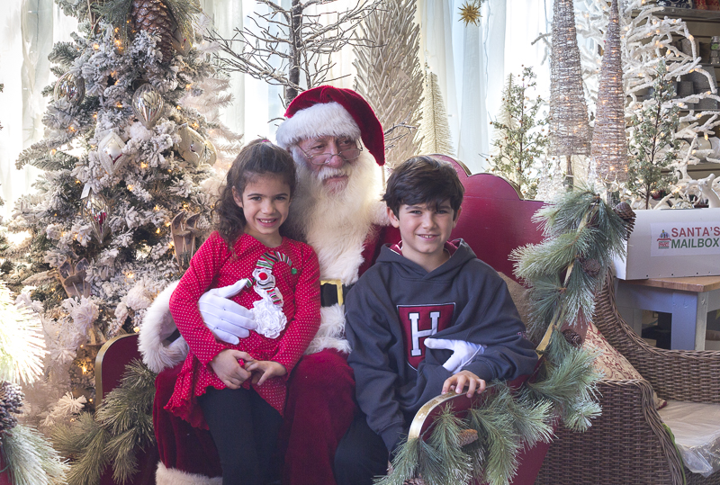 Photos with Santa hosted by McArdle's - very popular with families
