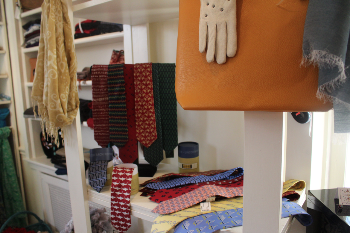 The Greenwich Exchange for Women's Work, at 28 Sherwood Place is a great destination for thoughtful, one-of-a-kind and handmade gifts.  Credit: Leslie Yager