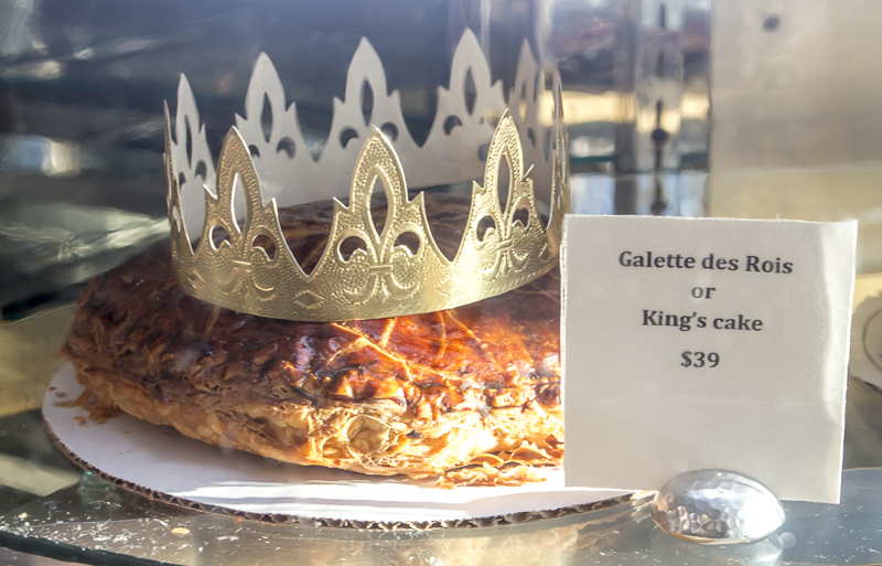 Your King Cake will be waiting in the pastry case, call ahead and place an order. Credit: Karen Sheer