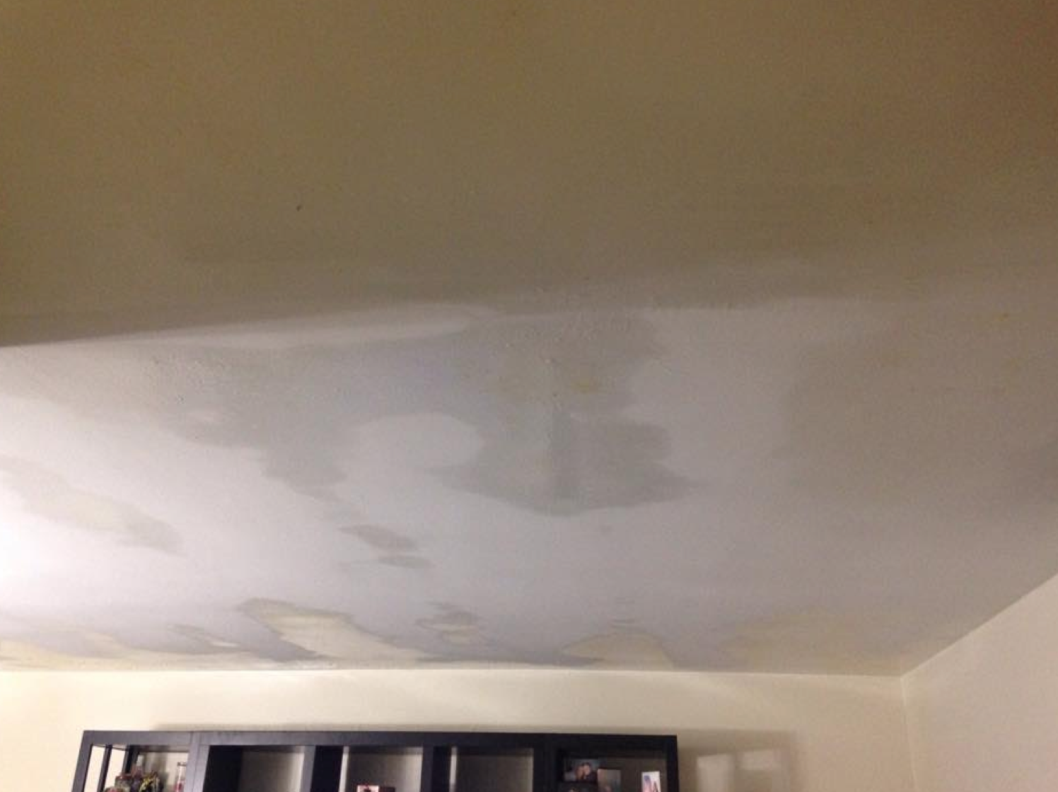 Armstrong Court top floor apartment with ceiling leak. Contributed photo