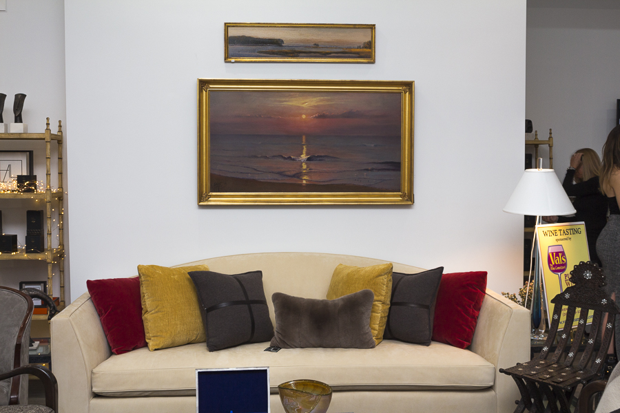 Anthony Lawrence - Home decorates their walls with Peter's luminous oil paintings. Credit: Karen Sheer