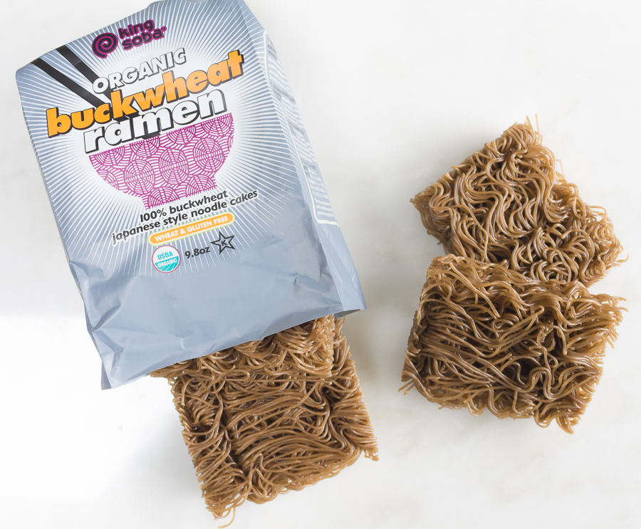 Buckwheat Ramen – the most fiber of all ramen noodles; this one, gluten-free and not fried… organic too! Credit: Karen Sheer