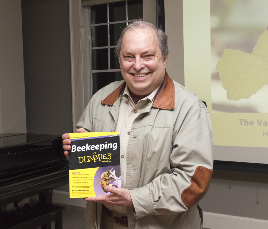 A riveting presentation by Howland Blackiston who wrote the best-selling book on beekeeping in the Nation. Credit: Karen Sheer