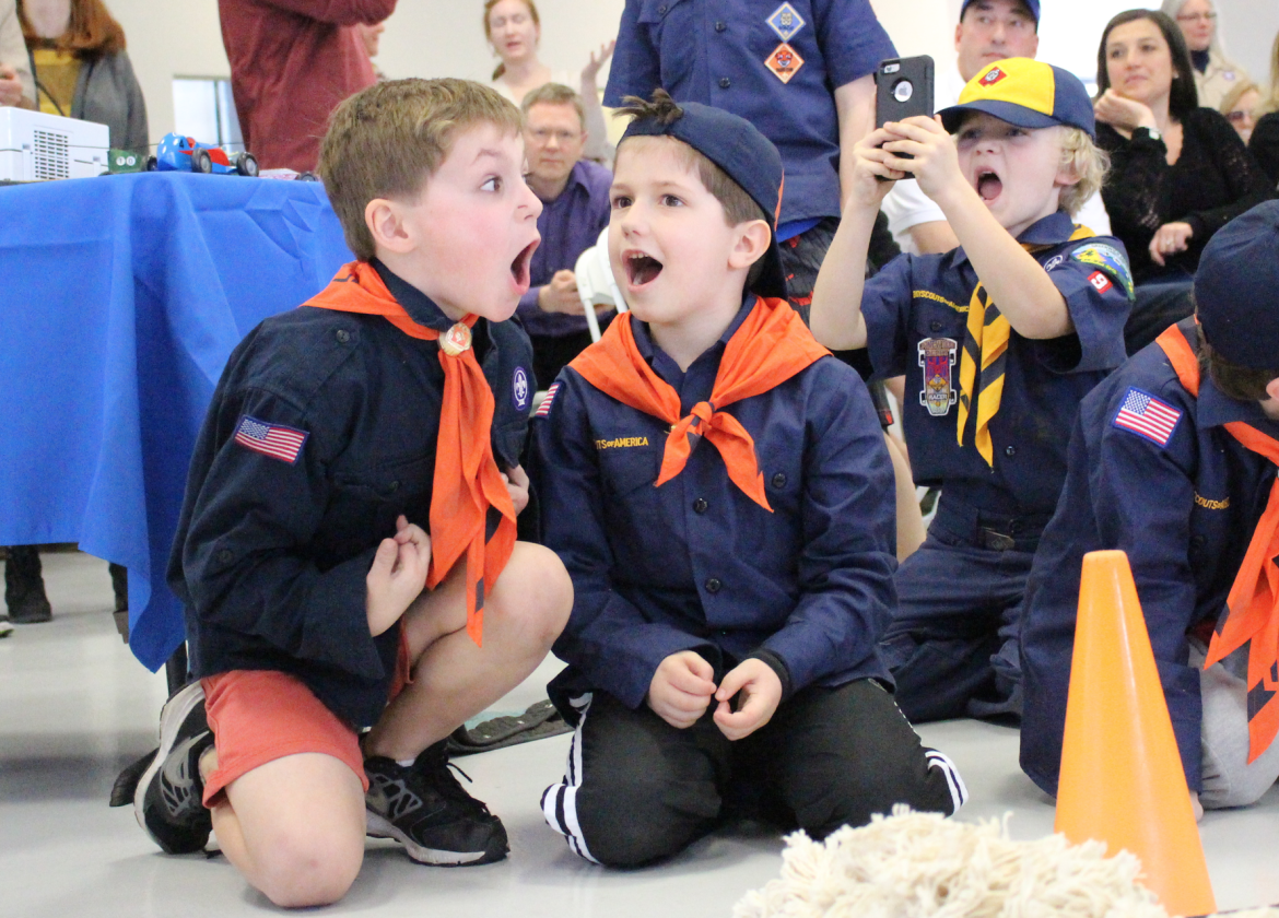  Pinewood Derby at Miller Motorcars, March 13, 2016 Credit: Leslie Yager