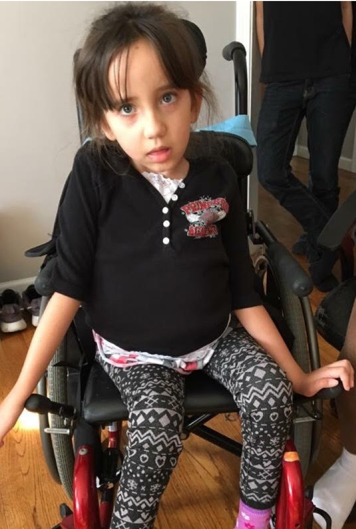 Cintia Balog is a 7 year old little girl suffering from a rare form of muscular dystrophy. She lives with her family in Bridgeport after having come to the United States from Hungry where she was born.