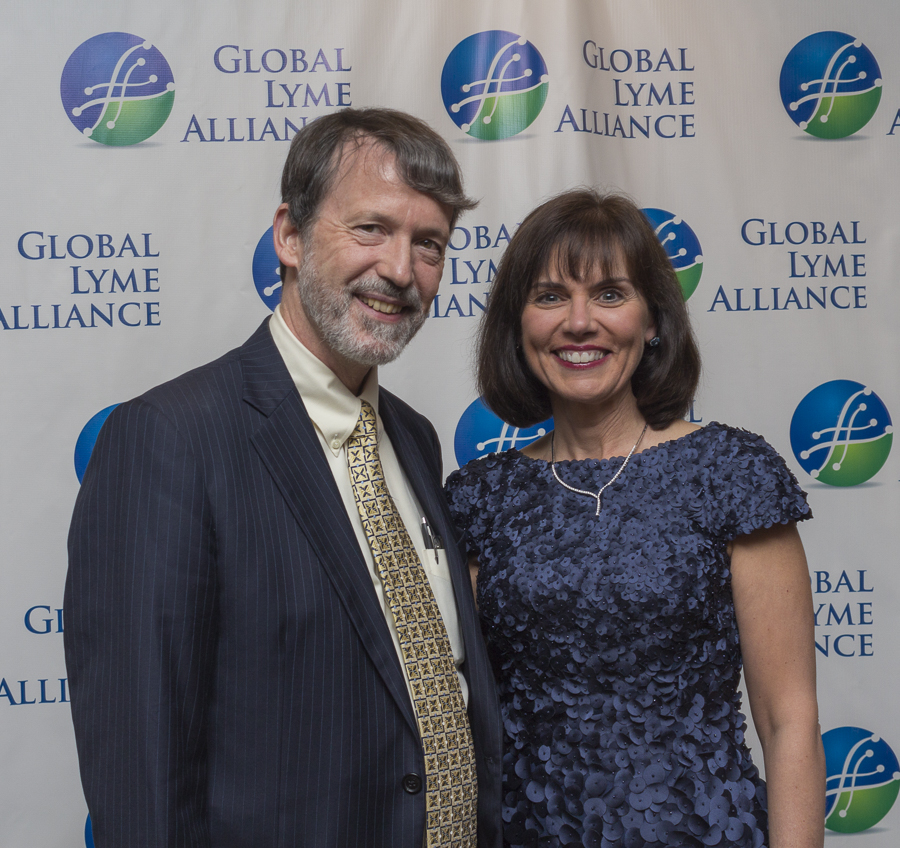 Brian Fallon, M.D., director of the Lyme and Tick-Borne Diseases Research Center at Columbia University Medical Center with Dr. Harriet Kotsoris, Global Lyme Alliance Chief Scientific Director. Credit: Karen Sheer