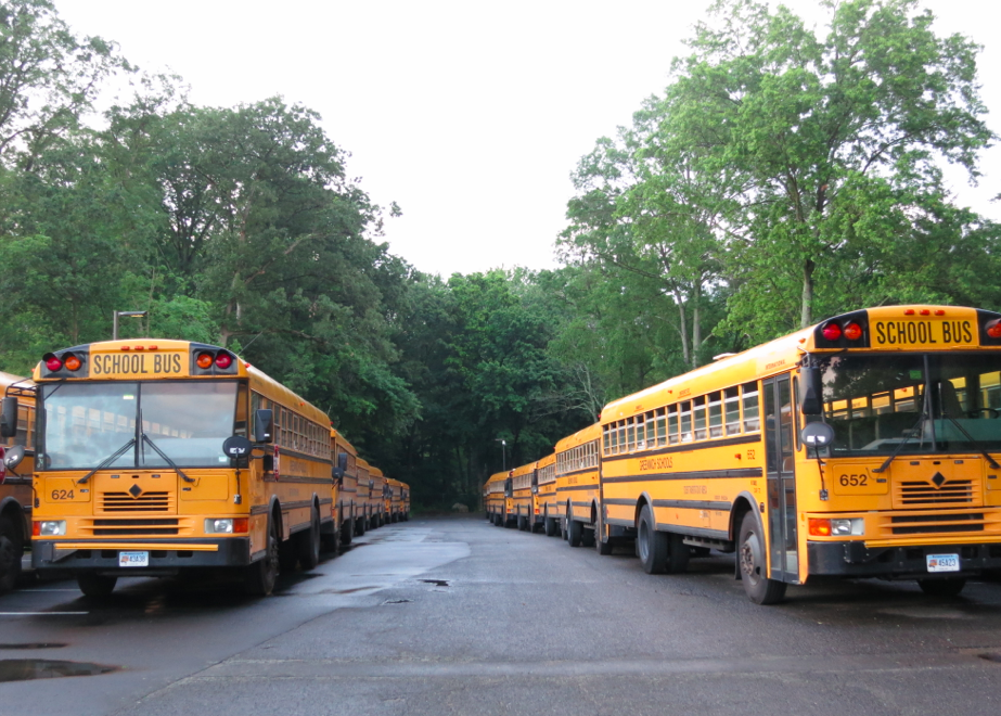 school buses at GHS