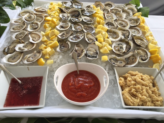 Add a Raw Bar to a Clambake and let your guests indulge in the finest quality oyster and clams available - always local and responsibly sourced