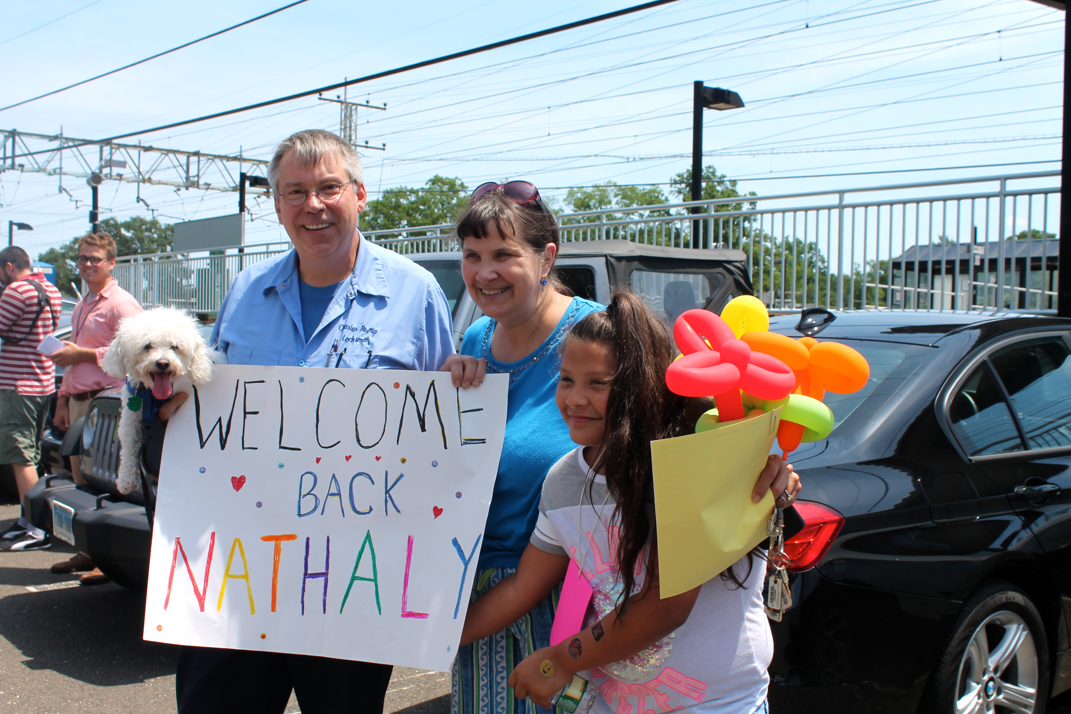 Charles Stuttig and Midge Pappas welcome Nathaly Villalta 