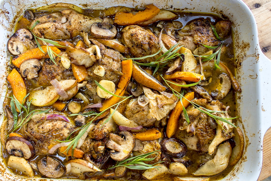 The ultimate Fall Chicken Stew, suitable for a holiday dinner or weeknight meal