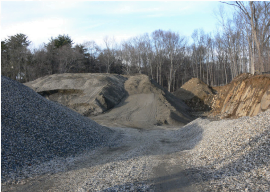 “The black portion in the middle is coal ash deposited in 2005, not 50 years ago as claimed by The Town. The blasted hill (without USACE permission) is part of the “minimal” excavation (The Town falsely told USACE it had not added fill to the site since 1970),” said Bill Effros, 35 year resident of Old Church Rd adjacent to GHS campus Contributed photo, Bill Effros