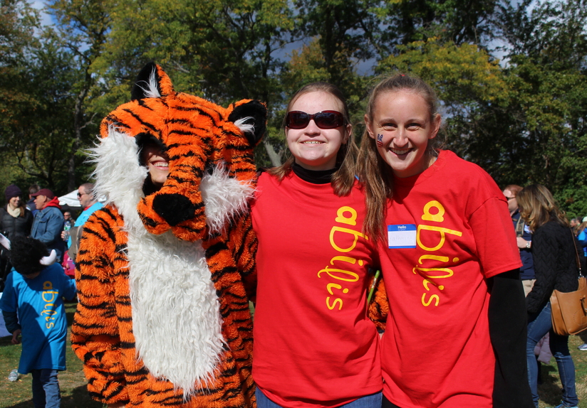 All smiles for the 10th Annual Walk for Abilis, Oct. 18, 2015 Credit: Leslie Yager