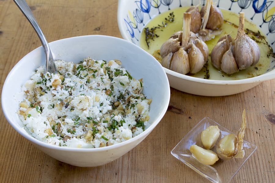 See the softened garlic… mellow and flavorful. Credit: Karen Sheer