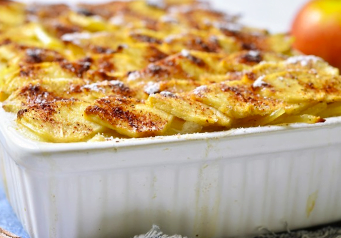 Whipped Butternut Squash Gratin w/ Caramelized Apples