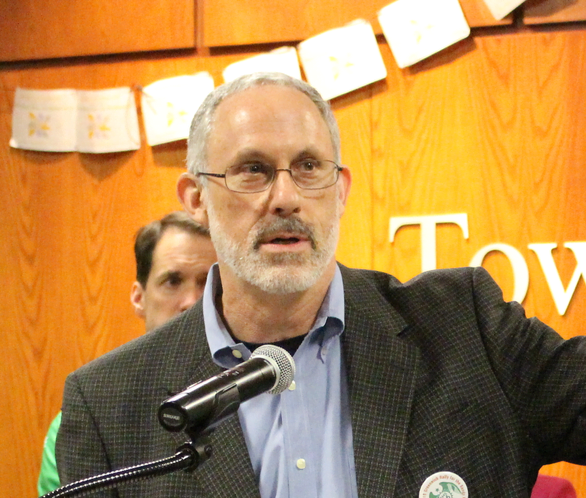 Jonathan Perloe at Greenwich Town Hall, March 2015 Credit: Leslie Yager