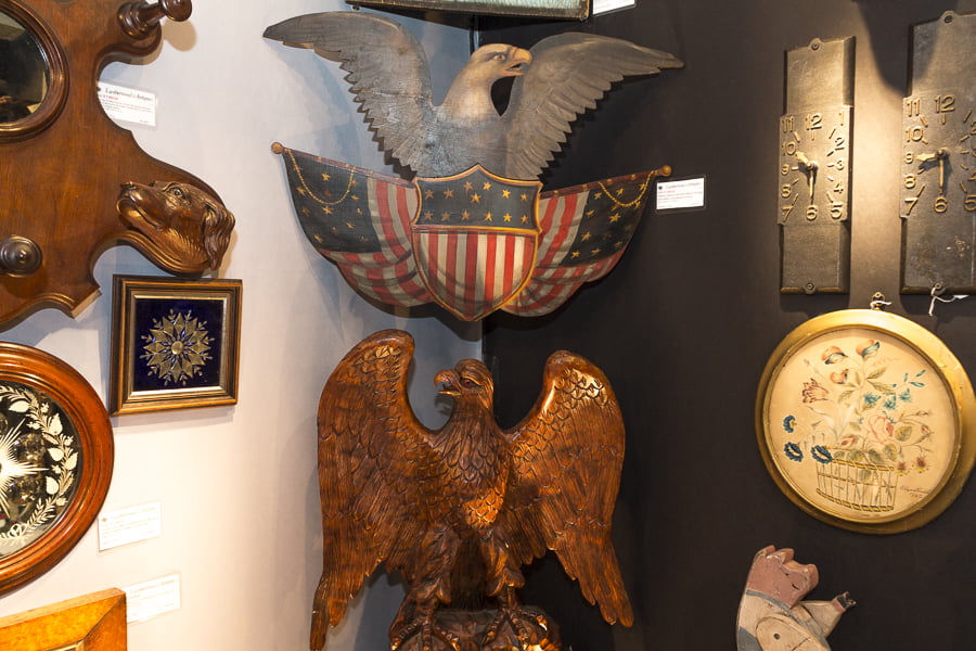 Collectibles from Leatherwood Antiques. Credit: Karen Sheer