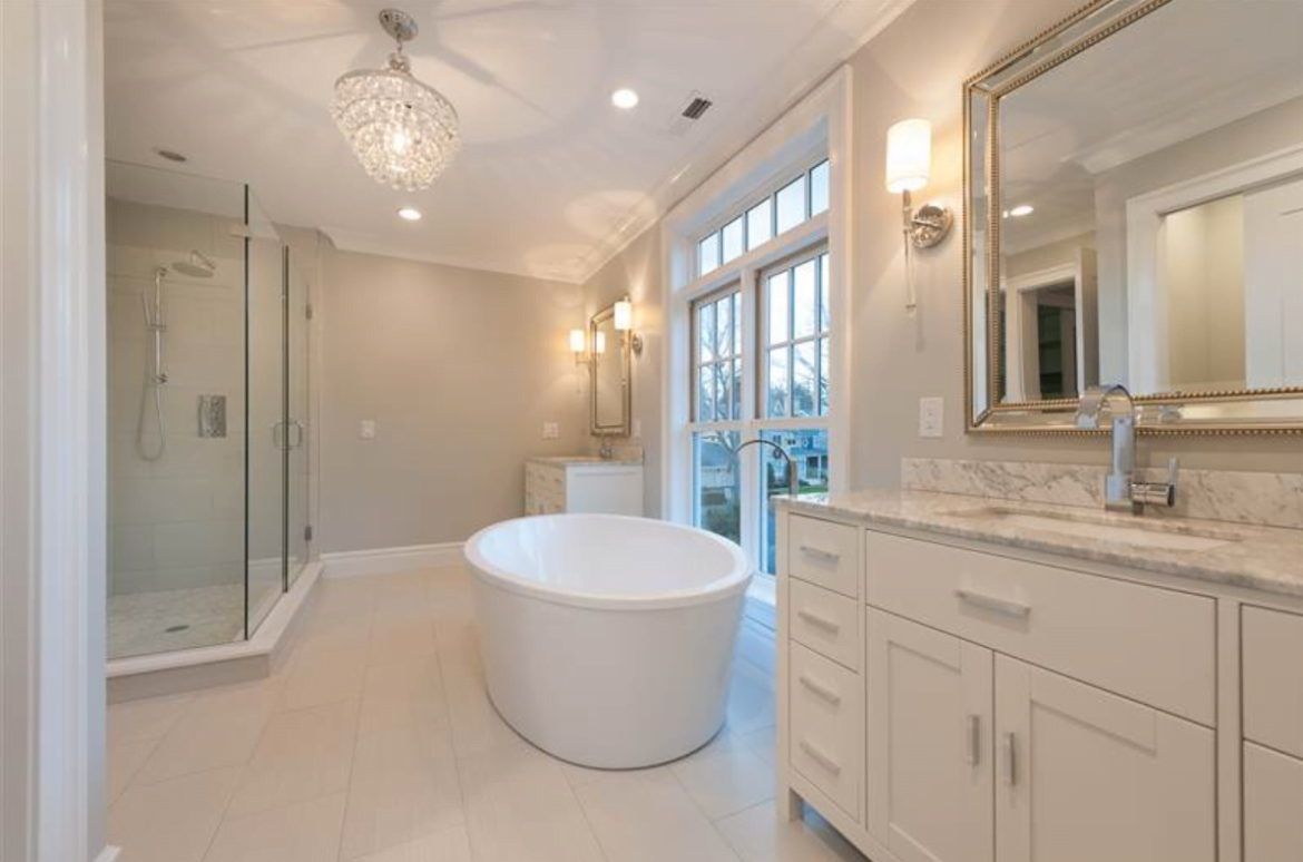 Master Spa: Two (2) Vanities with large Shower, Soaking Tub. Continue the relaxation and warmth when stepping out onto the radiant heated floor. Water Closet allows for personal privacy behind pocket door 