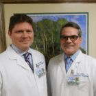 Caption: Northeast Medical Group physicians Herbert Archer, MD (left) and Franklin Loria, MD are caring for patients and residents of The Osborn, a continuum-of-care facility for older adults in Rye, NY.