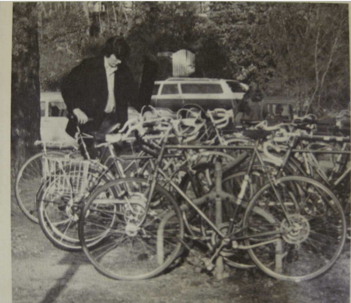 GHS Compass yearbook 1970 shows the bike racks overflowing. 
