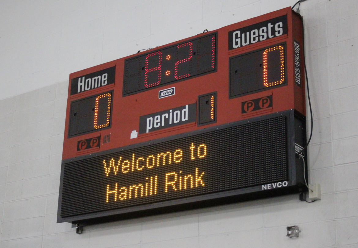 Welcome to Hamill Rink. March 16, 2017 Photo: Leslie Yager