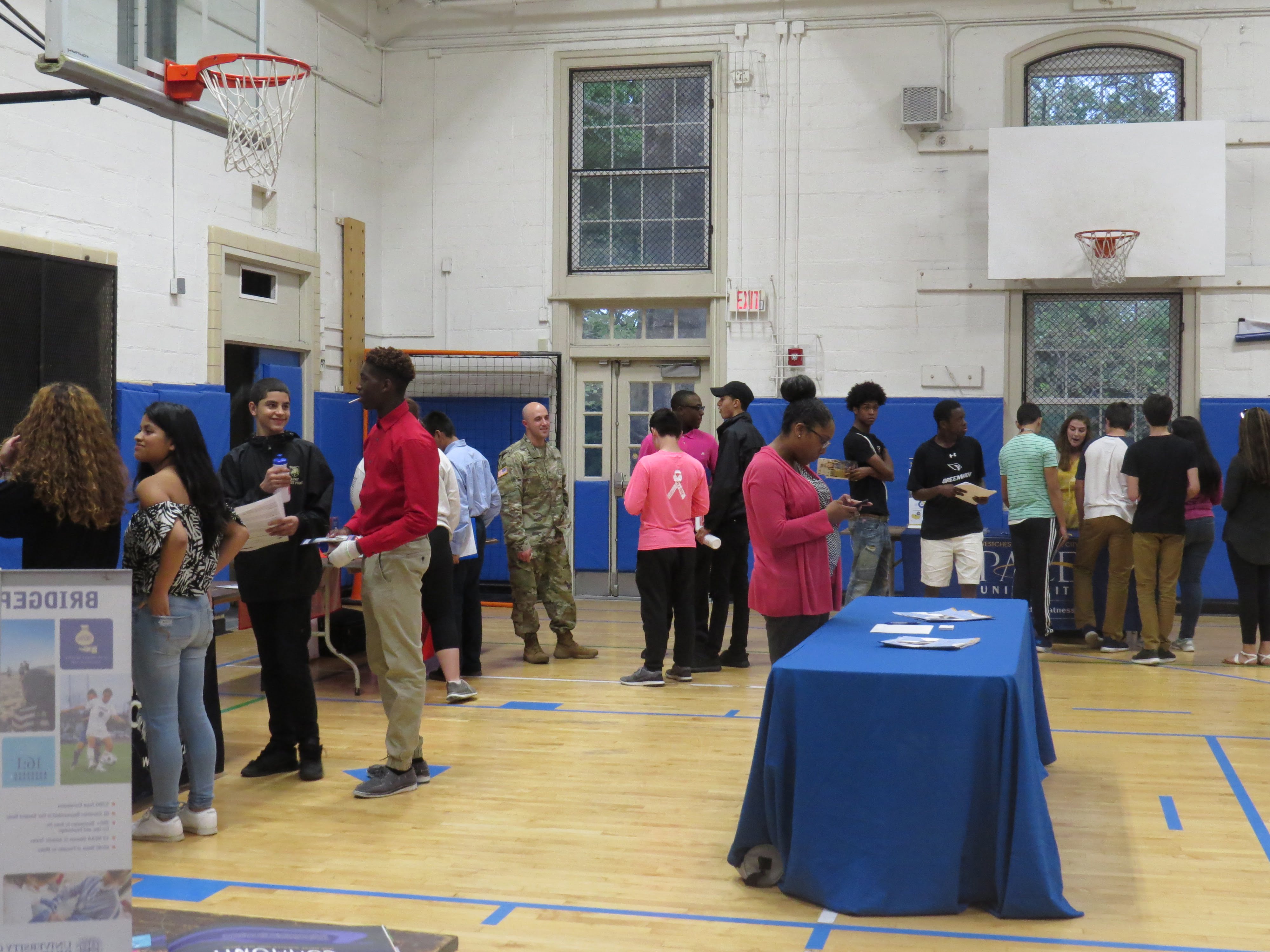 Boys & Girls Club of Greenwich holds second annual college fair geared towards first generation college students. May 23, 2017. Photo: Devon Bedoya