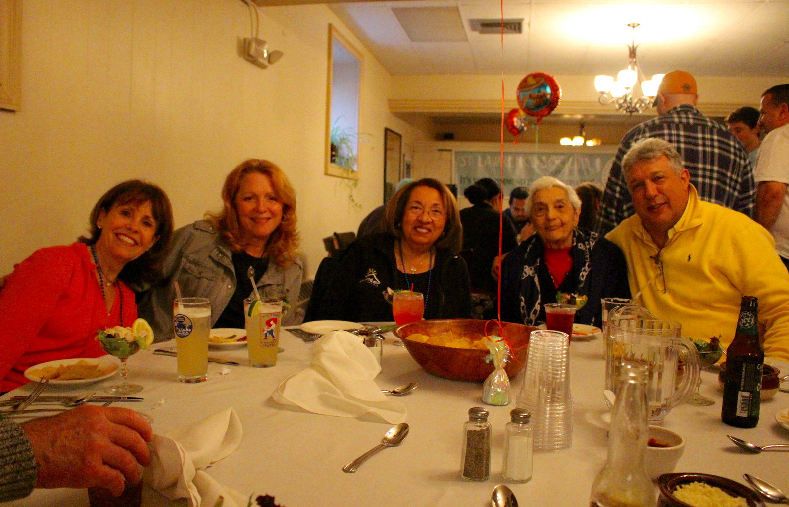 Enjoying the Fonda La Paloma nostalgia dinner at the St. Lawrence Club, May 5, 2017 Photo: Leslie Yager