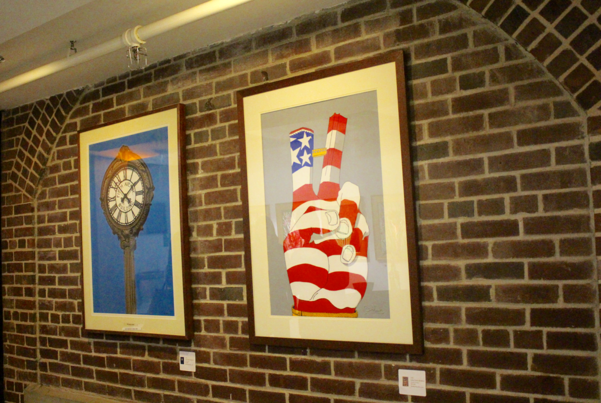 Artworks by John Ferris Robben on display at the YMCA of Greenwich. May 25, 2017, Photo: Leslie Yager