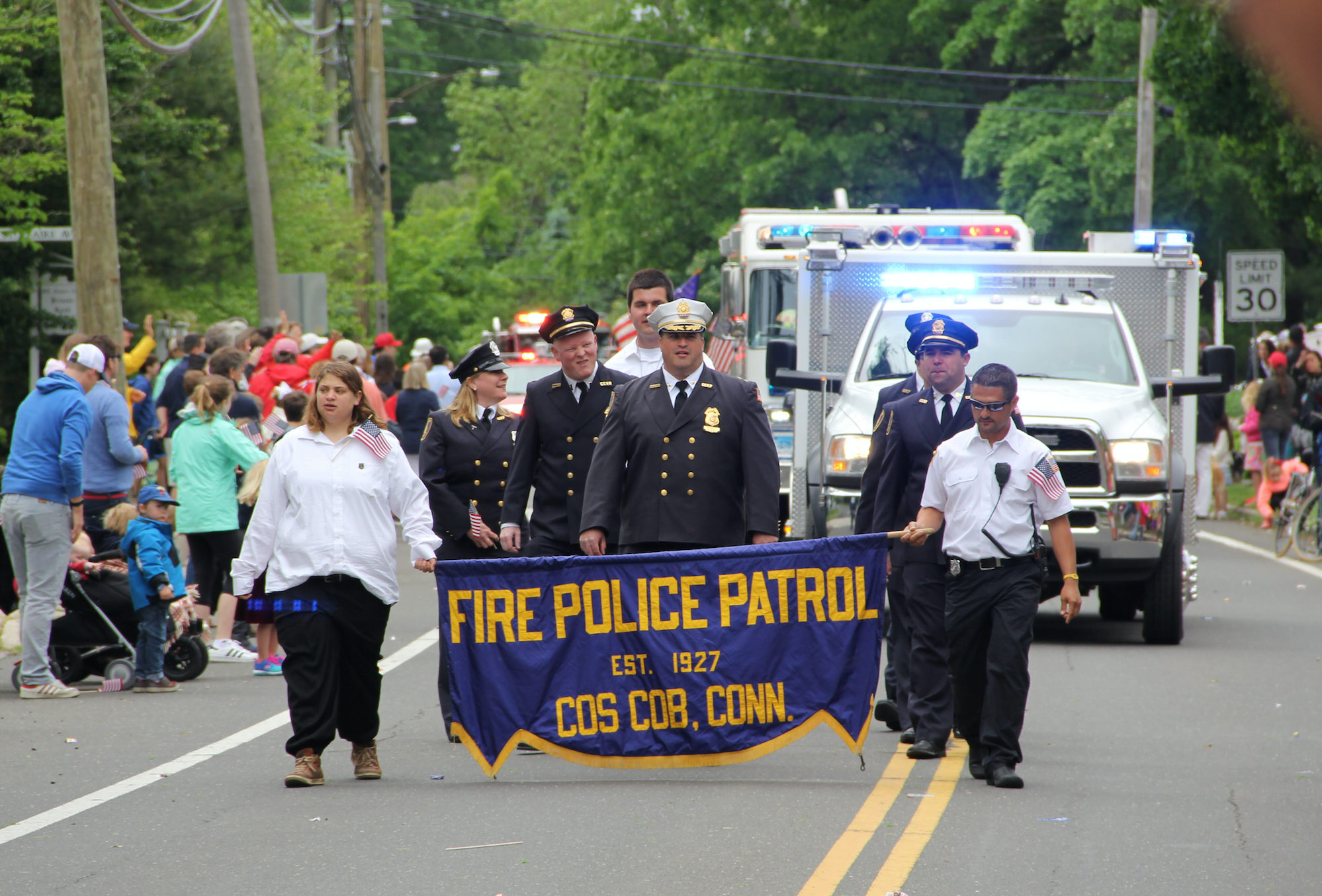 Old Greenwich Memorial Day Parade, May 29, 2017 Photo: Leslie Perry