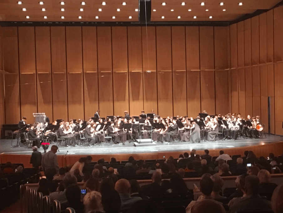 Greenwich High School Band performed for their Pops concert in the Performing Arts Center on June 7, 2017 Photo: Lisa Bologna