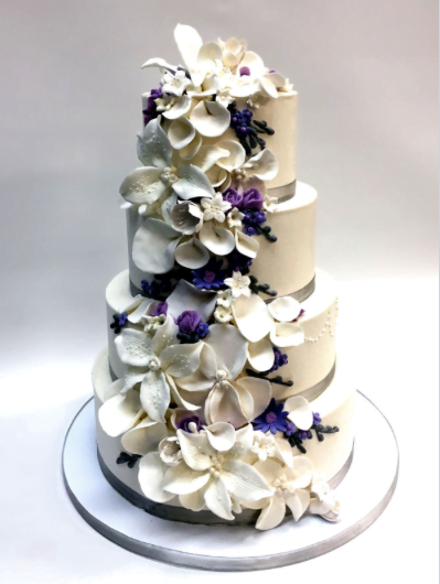 One of By They Way Bakery's recently made wedding cakes. June 6, 2017. Contributed photo: Helene Godin.