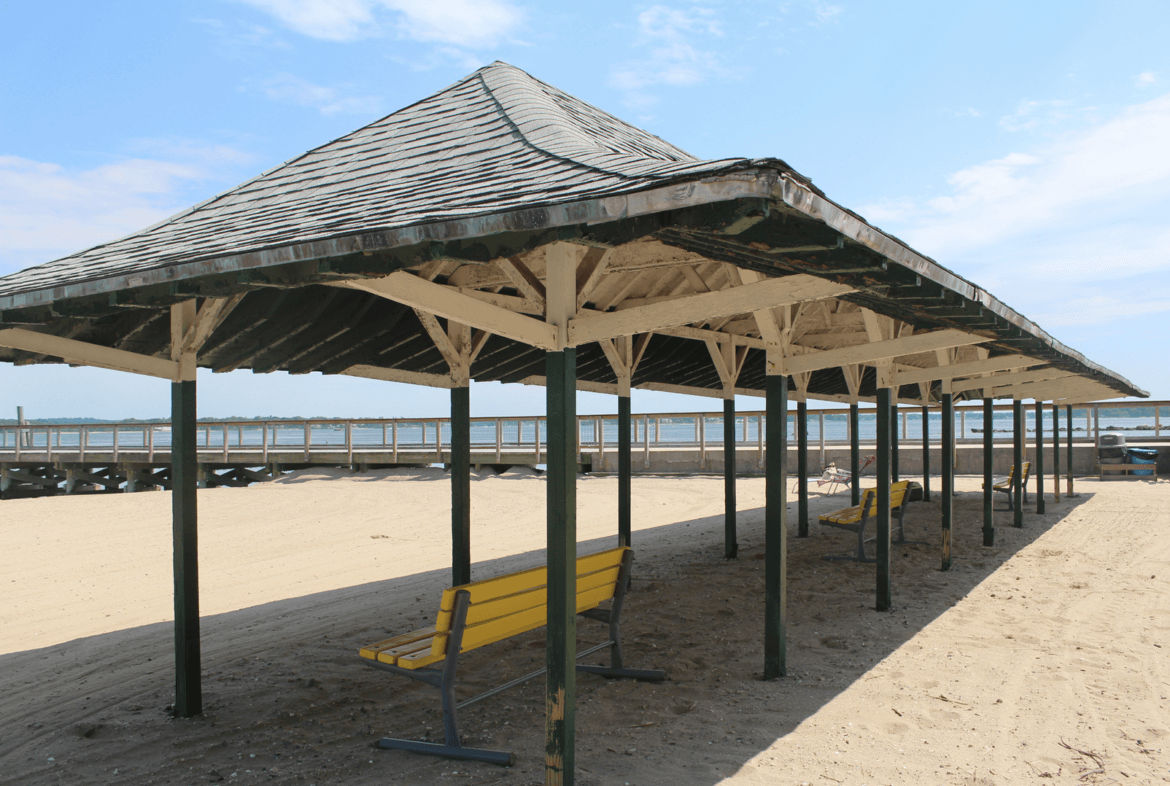 Shelter at Island Beach, June 10, 2017 Photo: Leslie Yager