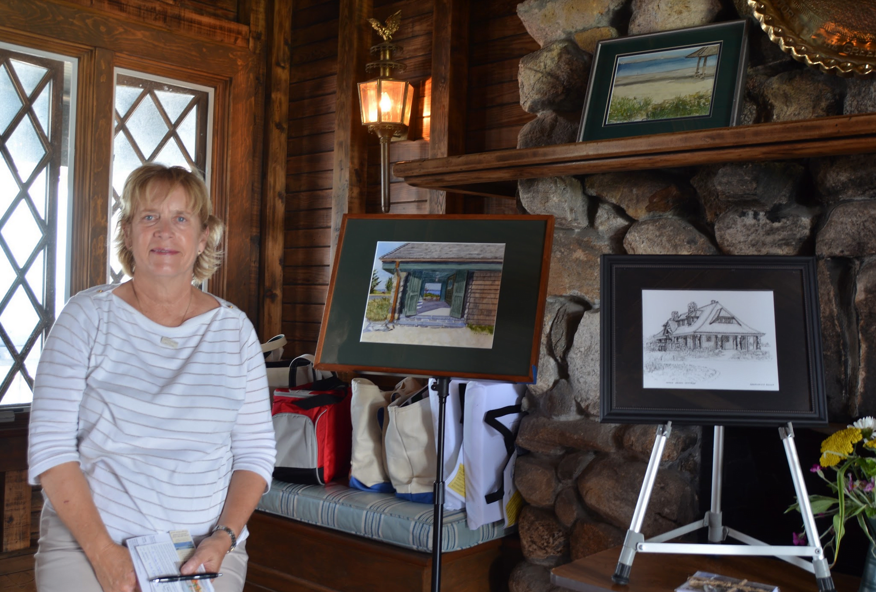 The 11th annual Experience the Sound event featured an art show inside Innis Arden Cottage. June 25, 2017 Photo: Matthew Bracchitta