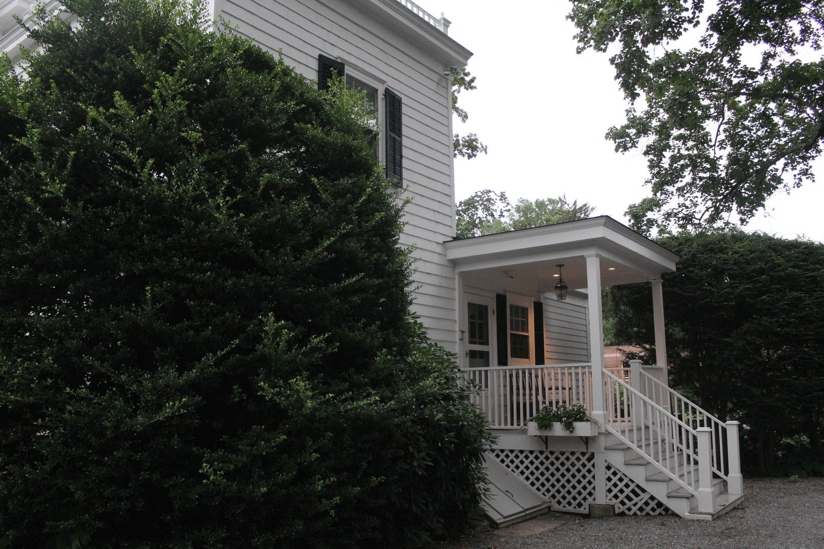 Side entrance to 45 Patterson Avenue.